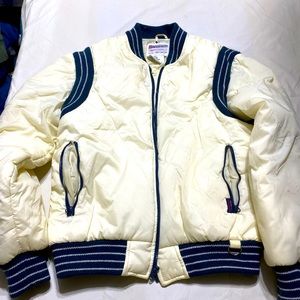 Vintage windbreaker puffy jacket